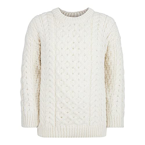 Pull en laine mérinos Acton pour enfant Walker and Hawkes maille premium