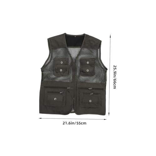 Chaleco de poliéster para hombre con bolsillos adecuado para camping y montaña 2