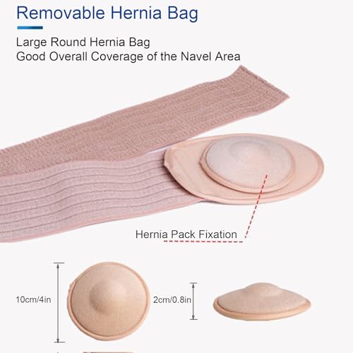 Faja Abdominal para Hernia Umbilical con Almohadilla Compresiva, Negra, Grande miniatura 5