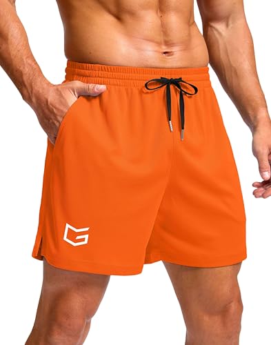 Image of G Gradual Men's Athletic Workout Shorts with Pockets 5 inch /7 inch /9 inch Lightweight Quick Dry Gym Basketball Running Shorts for Men