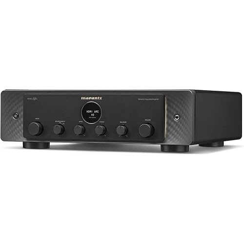 Marantz Model 40n Integrated Stereo Amplifier with Streaming Built-in (Black)