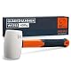 Pflasterhammer Presch Gummihammer 450g mit Fiberglasstiel