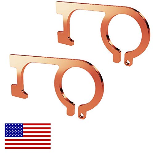 Aviano Copper Protector Door Opener Tool & Button Pusher –(2 PACK) 99.9% Copper