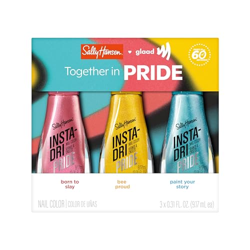 Sally Hansen Insta-Dri Pride 3 Pack - Pansexual Trio 3 x 0.3oz