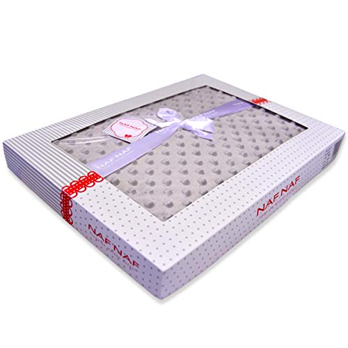 Naf-Naf - Coperta a pois double face, 100%