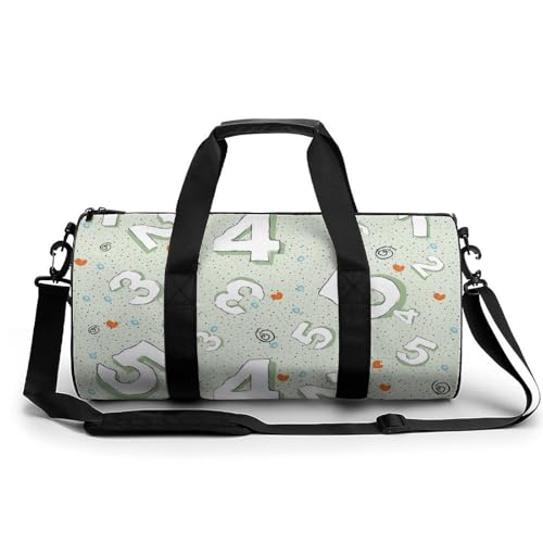 Sac de voyage weekend Chiffre Blanc le duffel bag idéal du camping au fitness