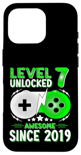 Level 7 Unlocked Birthday 7 Year Old Boy Gifts 7th Birthday �X�}�z�P�[�X iPhone 16 Pro �p