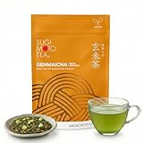 SUGIMOTO TEA Japanese Genmaicha with Matcha Green Tea Loose Leaf 3.5 oz (100 g)