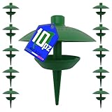 LUMA-STOP Trappola per Lumache 10 Unità, Antilumaca per Orto Ecologica, Esca Lumachicida Protetta da Pioggia, Trappola Lumache per Giardino e Orto, Trappole per Lumache Sicure per Animali e Colture