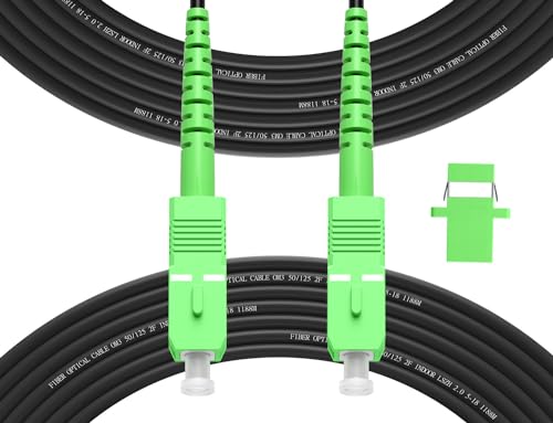 Cable de Internet de fibra óptica SC/APC a SC/APC monomodo simplex OS2 1