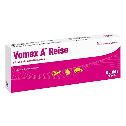 Reisetabletten Vomex A Reise 50 mg Sublingualtabletten 10 Stück