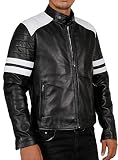 Laverapelle Men's Genuine Lambskin Leather Jacket (Black, Small, Polyester Lining) - 1501005