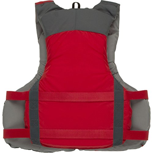 Stohlquist Fit Youth (50-90 Lbs) High Mobility Pfd Life Jacket Vest - Coast Guard Approved For Kids, Lightweight Buoyancy Foam, Fully Adjustable For Children & Juniors | Red & Gray, (Qf1850610J) #TOP1