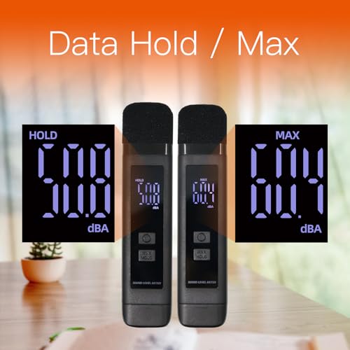 image for Koparneed Decibel Meter Sound Level Meter with LCD Display Decibel/MAX