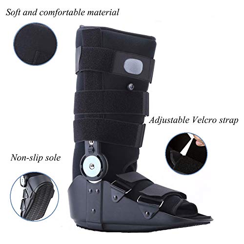 Medibot Adjustable ROM Air Cam Walking Boot for Broken Fracture Ankle Sprain Relief Size M - Thumbnail 3
