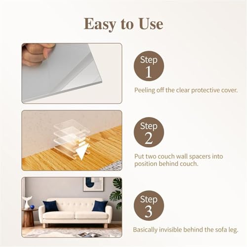Protector de pared para sofá y cama, ideal para cuidar los suelos de tu apartamento 5