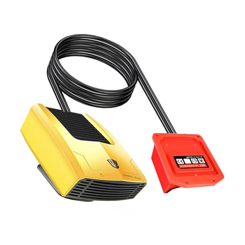 Kangnice Leichter, kompakter, batteriebetriebener, tragbarer Heizlüfter, Winter Defroster, ideal für den Einsatz Freien, zu Hause und in Fahrzeugen, Doppelmodus Lüfter