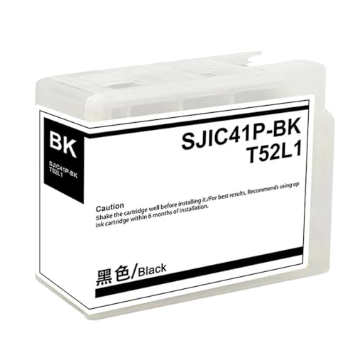 Cartouche d'encre SJIC41P noire pour l'impression fluide de vos étiquettes personnalisées