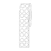 Globe Scientific LTC-95W Direct Thermal Label Roll for 1.5mL Tube, Cryo, White, 9.5mm Dot, Pack of 4000