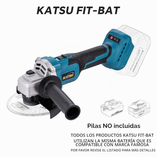 Amoladora angular brushless KATSU FIT-BAT de 115mm y 125mm sin batería 3