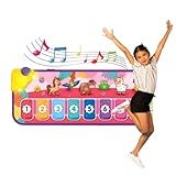 Alfombra Musical de Piano para Bebes. Piano Musical con Sonidos, Canciones y 9 Teclas. Alfombra de Baile educativa para Jugar con Teclado Musical. Alfombra de Juegos para bebés y niños Pequeños
