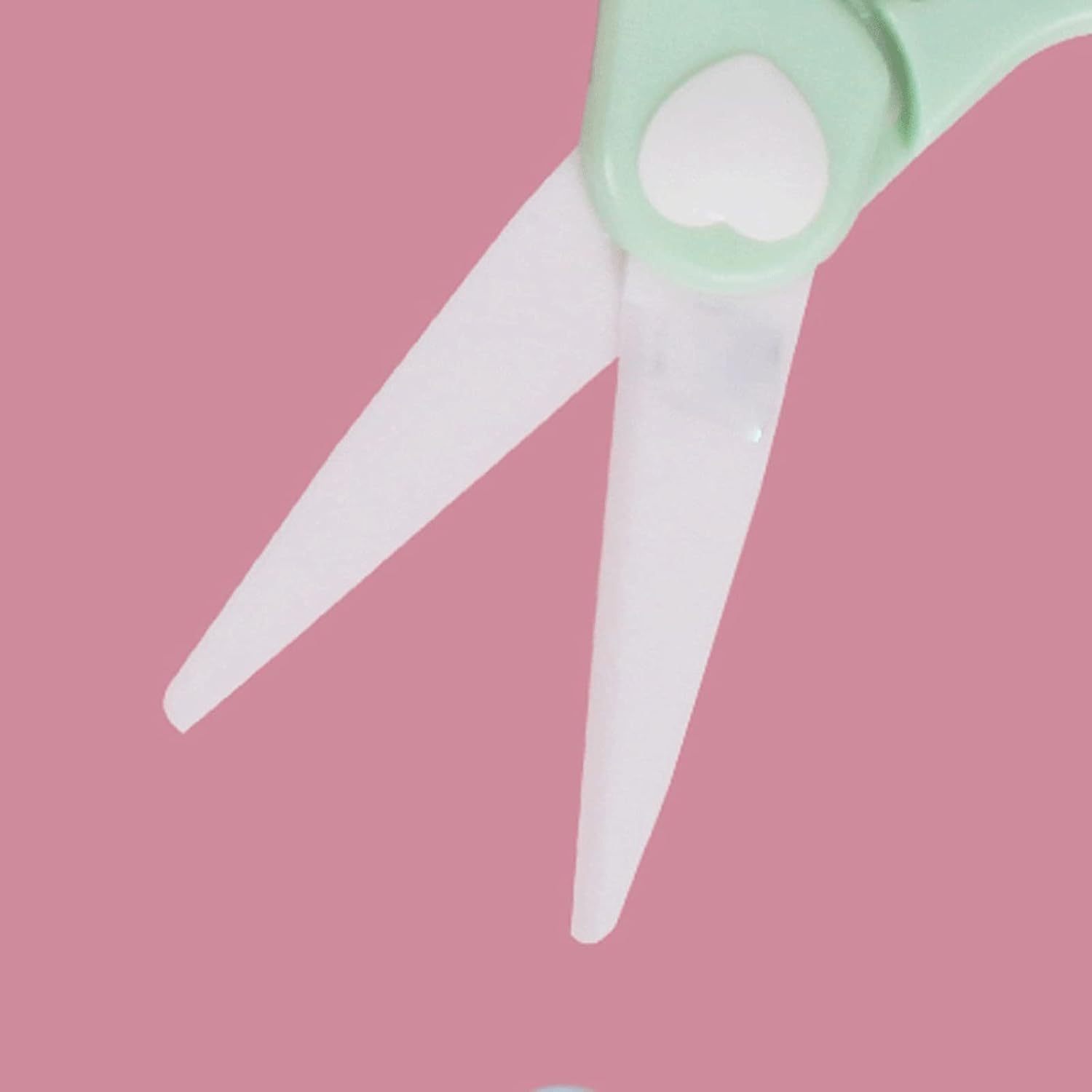 Salad Scissors Ceramic Scissors for Food Lightweight Safety Complementary Food Shears Anti-Slip Scissor