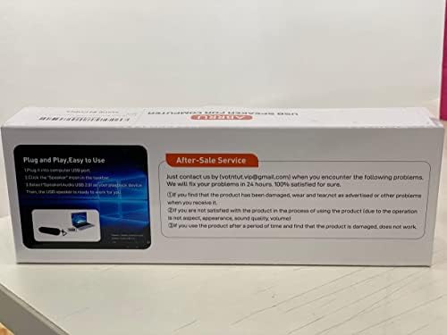 Głośnik PC, głośniki do laptopa USB, zasilany przez USB, głośnik komputerowy, przewodowy, mini PC, soundbar, przenośny głośnik na telefon stacjonarny, licznik kasowy, czarny
