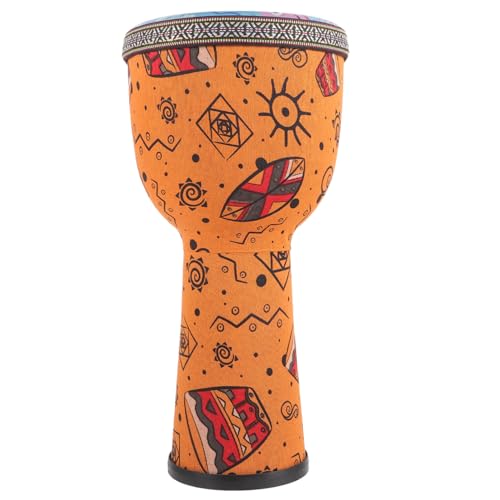 Garneck Tamburo Djembe Tamburo Bongo Professionale 8 Pollici Tamburello Stile Africano Occidentale Illuminazione Della Infanzia Strumenti Musicali Di Halloween Regalo Per Bambini