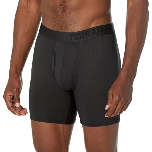 Terramar Men's Performance Underwear Boxer Briefs 6 Inch Inseam with 4-Way Stretch (3 Pack)2