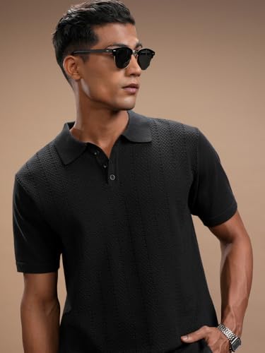 Image of Highlander Men's Polo Tshirt | Flat Knit | Regular Fit | Polo T-Shirt for Man