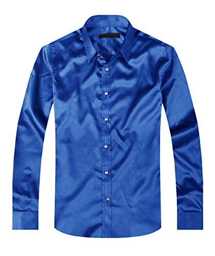 SOMTHRON Uomo Moda Brilla vestibilità Regolare Sii...