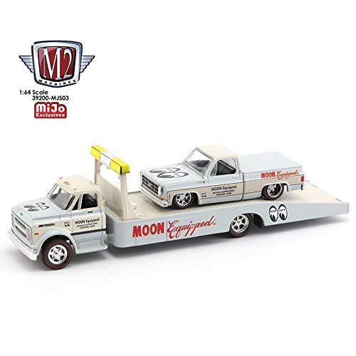 M2 シボレー C60 ムーンアイズトレーラーブラックとダッジ ヘミ