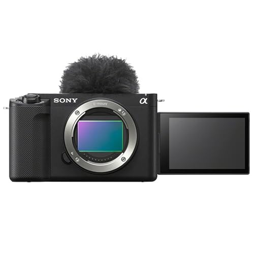 Sony ZV-E1 Mirrorless Camera (Body) + LED Square Light + 2X 64GB Memory Cards + Software + Lens Cap Keeper + 50 Inch Tripod + Dust Blower + Case (21PC Bundle) (Renewed)