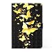 Ufgoszvp Funda para Samsung Galaxy Tab S7 SM-T870/T875 de piel sintética ligera con función atril para Samsung Galaxy Tab S7 SM-T870/T875 mariposa dorada