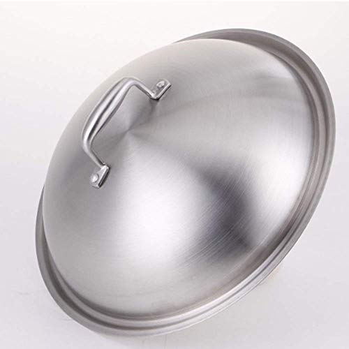 Stir-Fry Pans Stainless Steel Wok Composite Steel Pot No Oil Smoke No Coating Non-Stick Steel Wok Frying Pan,32Cm (32Cm) - Image 6