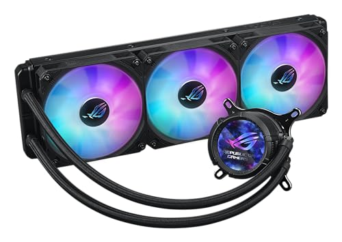 Image of ASUS ROG Strix LC III 360 ARGB LCD All-in-one CPU Liquid Cooler - Intel LGA 1700, 1200, 115X - AMD Socket AM4, AM5 - with 2.1 inch IPS LCD, Asetek's New Gen7 v2 Pump, and Premium ROG ARGB Fans