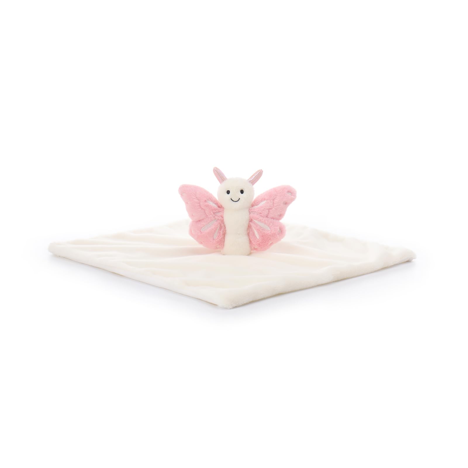 Apricot Lamb Pink Butterfly Cute Comforter Soft Loveys for Baby Boy and Girl Security Blanket for Babies Infant and Toddlers, Pink - Image 3