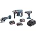 Produktbild Bosch 0615990K6M Akku-Set 3 Tool Kit 18V GSR/GBH/GWS 18,0 Volt / 4,0 Ah (IEC) Li-Ion 7-teilig