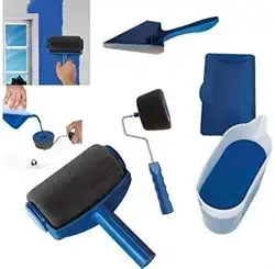 Rolo de Pintura Mágico com Kit Completo – Pintura Rápida, Sem Sujeira e Econômica | Acabamento Profissional em Paredes, Tetos e Superfícies