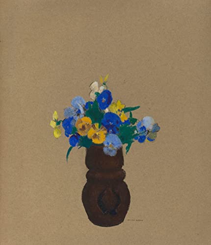 Lienzo decorativo para pared Pensamientos de Odilon Redon, pintura mural vintage de 60x90cm