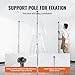VEVOR Dust Barrier Poles, 12 Ft Poles with 4 Telescoping Poles, Carry Bag, and 32.8x13.12 Ft Plastic Film, for Interior Decoration and Painting Projects