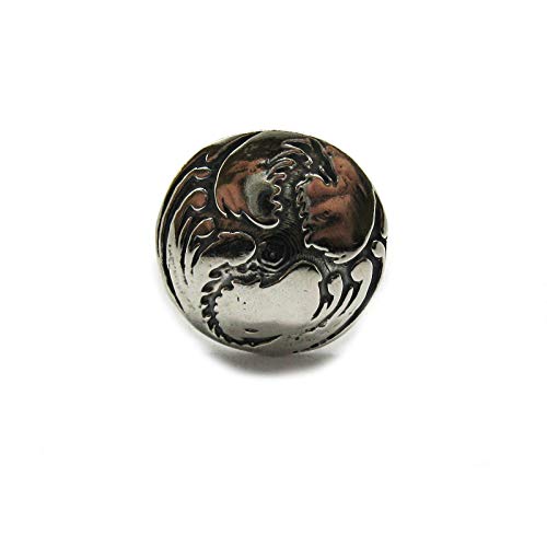 Bague dragon argent massif 925 ajustable anneau ouvert Empress R001958