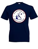Shirtzshop - Camiseta de manga corta, diseño de cámaras a nido azul marino L