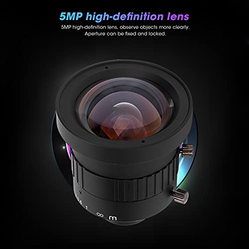 Gaeirt Lente de liga de alumínio, alta compatibilidade, fácil de instalar, lente HD de baixa distorç