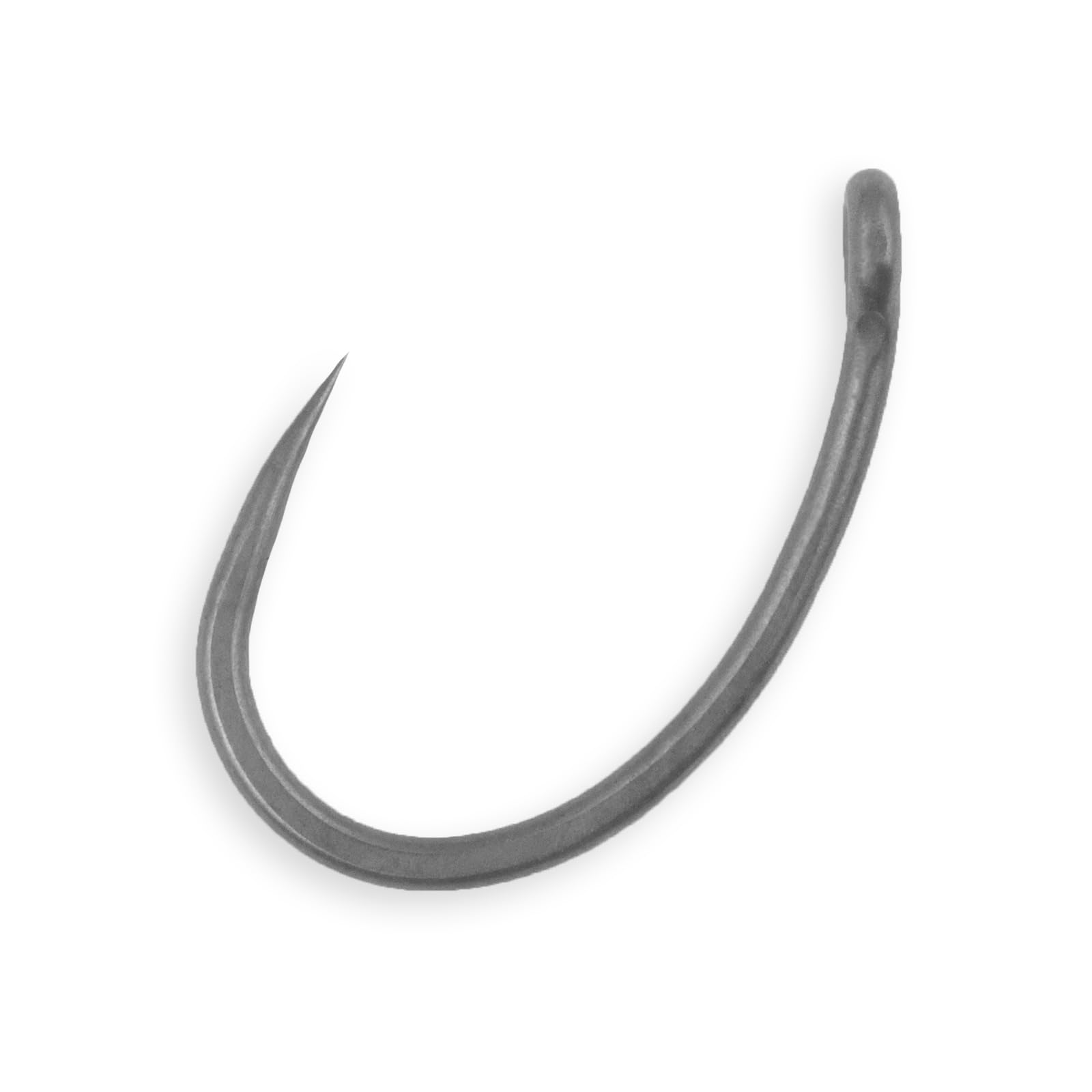 Bank Tackle BT Specialist Offset Circle Hooks Barbless Sizes 2, 4, 6, and 8 Carp Fishing Hooks Vanadium Steel Fishing Tackle (10, 4)