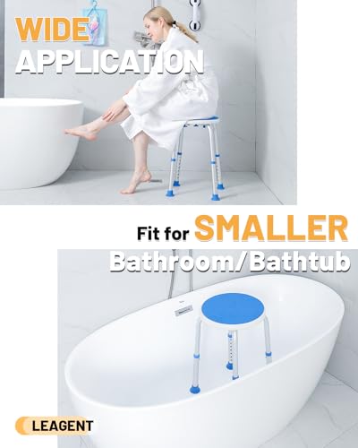 Leagent SS07-BLUE-US-CY Fsa Hsa Round Shower Stool thumb #5