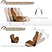 Universal Racing Seats Bucket Seats Reclinable Car Seats Adjustable Sport Seats PU Leather with Sliders 2 pcs (Brown, 29.3