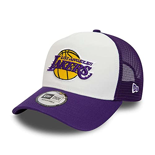 Casquette Trucker Lakers New Era violette et blanche idéale pour vos sorties streetwear d'été