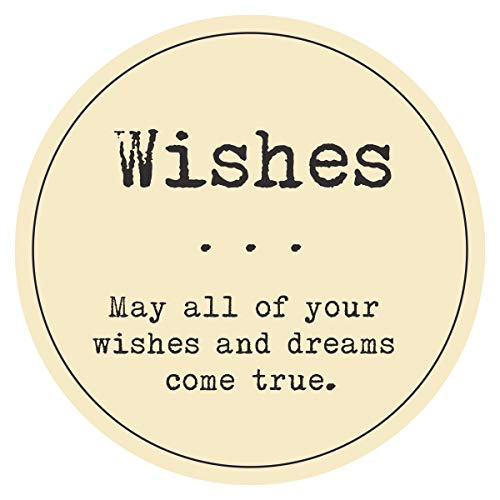 TOP SHELF Everyday Wish Jar Kit with 100 Tickets, Pen, and Decorative Lid, Clear