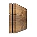 Produktbild balolo® Walnuss Echtholzcover für Sony PlayStation 4 - Zubehör Design Case Cover Skin Schutz-Hülle - 100% handmade in Germany - 100% amerikanisches Walnuss-Holz
